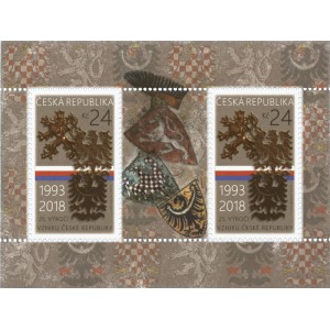 0957A (ar&scaron;&iacute;k) - 25. v&yacute;roč&iacute; vzniku Česk&eacute; republiky