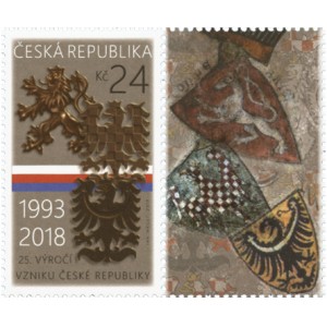 0957 KP - 25. v&yacute;roč&iacute; vzniku Česk&eacute; republiky
