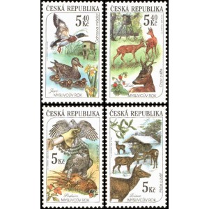 0271-0274 (s&eacute;rie) - Myslivost v ročn&iacute;ch obdob&iacute;ch
