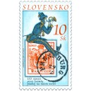 0209 - Postilion s rakouskou zn&aacute;mkou a raz&iacute;tkem