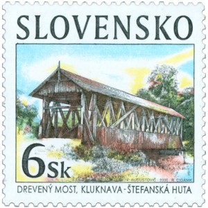 0218 - Historick&eacute; mosty - dřevěn&yacute; most v Kluknavě