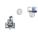0958 FDC - Jiř&iacute; Bouda a parn&iacute; lokomotiva