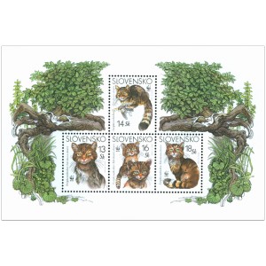 0299-302A (ar&scaron;&iacute;k) - Ochrana př&iacute;rody: Kočka divok&aacute; (WWF)