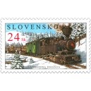 0362 - Parn&iacute; lokomotiva s n&aacute;kladn&iacute;mi vag&oacute;ny na Čiernohronsk&eacute; železnici