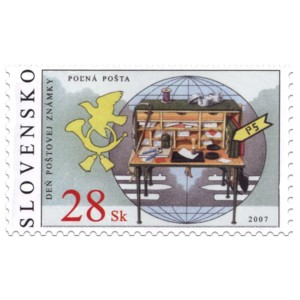 0412 - Den po&scaron;tovn&iacute; zn&aacute;mky - poln&iacute; po&scaron;ta