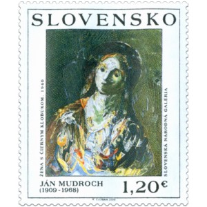 0464 - J&aacute;n Mudroch: Žena s čern&yacute;m kloboukem