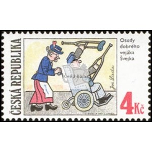 0153-0155 (s&eacute;rie) - Česk&yacute; kreslen&yacute; humor - Osudy dobr&eacute;ho voj&aacute;ka &Scaron;vejka