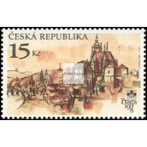 0156-0157 (s&eacute;rie) - Praga 1998 - Praha stověžat&aacute;