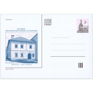 009 CDV 007/95 - 100 let organizovan&eacute; filatelie na Slovensku