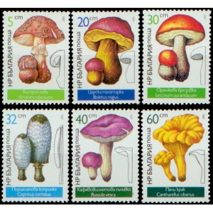 Mi BG 3546-3551 (s&eacute;rie) - Jedl&eacute; houby