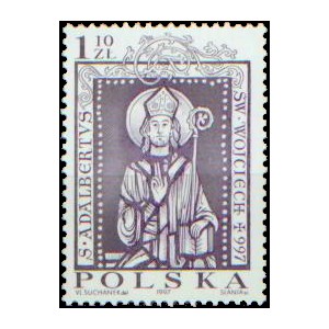 Mi PL 3644 - 1000. v&yacute;roč&iacute; smrti svat&eacute;ho Vojtěcha