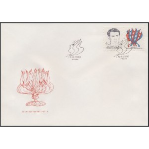 2982 FDC - Sdružen&iacute; pro Nadaci studenta J. Palacha