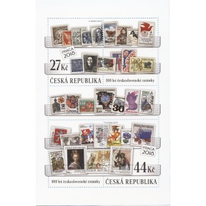 0982-983A (ar&scaron;&iacute;k) - 100 let československ&eacute; po&scaron;tovn&iacute; zn&aacute;mky