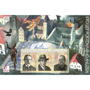 0988-990A (ar&scaron;&iacute;k) - 100 let Po&scaron;tovn&iacute;ho muzea