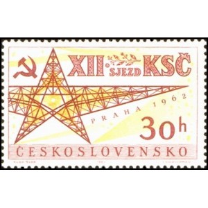 1276-1278 (s&eacute;rie) - XII. sjezd KSČ