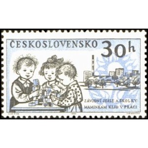 1270-1271 (s&eacute;rie) - Z&aacute;vodn&iacute; jesle a &scaron;kolky, rekreace pracuj&iacute;c&iacute;ch