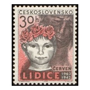 1253-1254 (s&eacute;rie) - 20. v&yacute;roč&iacute; vyhlazen&iacute; Lidic a Lež&aacute;ků