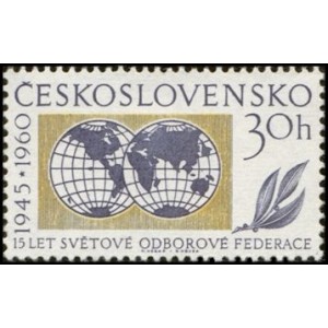 1141 - 15. v&yacute;roč&iacute; Světov&eacute; odborov&eacute; federace