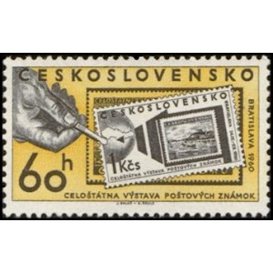 1125-1126 (s&eacute;rie) - V&yacute;stava po&scaron;tovn&iacute;ch zn&aacute;mek BRATISLAVA 1960