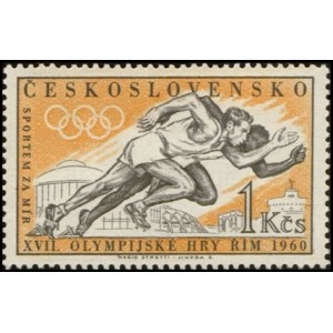 1122-1124 (s&eacute;rie) - XVII. Olympijsk&eacute; hry Ř&iacute;m 1960