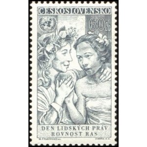1041-1043 (s&eacute;rie) - 10. v&yacute;roč&iacute; V&scaron;eobecn&eacute; deklarace lidsk&yacute;ch pr&aacute;v