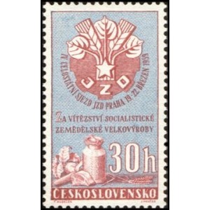 1039-1040 (s&eacute;rie) - IV. celost&aacute;tn&iacute; sjezd JZD