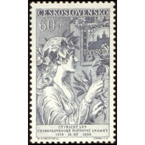 1032 - 40 let československ&eacute; po&scaron;tovn&iacute; zn&aacute;mky