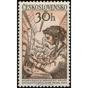 1001-1002 (s&eacute;rie) - Konference ministrů spojů socialistick&yacute; zem&iacute;