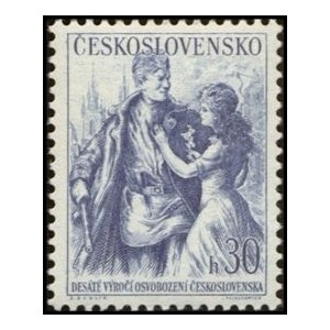 0821-824 (s&eacute;rie) - 10. v&yacute;roč&iacute; osvobozen&iacute; Československa