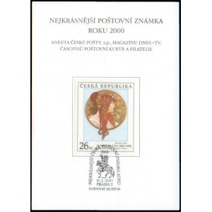 AČP07 - Anketa o nejkr&aacute;sněj&scaron;&iacute; po&scaron;tovn&iacute; zn&aacute;mku 2000