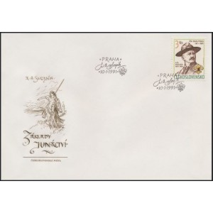 2966 FDC - 80. v&yacute;roč&iacute; čs. skautingu