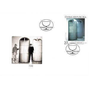 1010 FDC - Uměn&iacute;: Stanislav Libensk&yacute;: Otisk velk&eacute;ho anděla