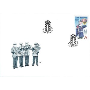 1015 FDC - Hradn&iacute; str&aacute;ž