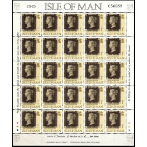 Mi IM 431A (ar&scaron;&iacute;k) - 150 let po&scaron;tovn&iacute; zn&aacute;mky: Black Penny