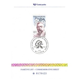 PLZ82 - Prof. Dr. Franti&scaron;ek Hamza - 150. v&yacute;roč&iacute; narozen&iacute;