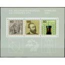 Mi DE 1215-1217A (block 19) - Kongres Světov&eacute; po&scaron;tovn&iacute; unie (UPU)