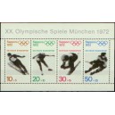 Mi DE 684-687A (ar&scaron;&iacute;k) - Zimn&iacute; olympijsk&eacute; hry Sapporo 1972