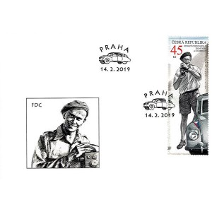 1019-1020 FDC (s&eacute;rie) - Stolet&iacute; Jiř&iacute;ho Hanzelky a Miroslava Zikmunda