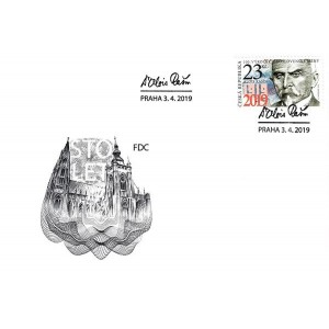 1025 FDC - 100. v&yacute;roč&iacute; československ&eacute; měny