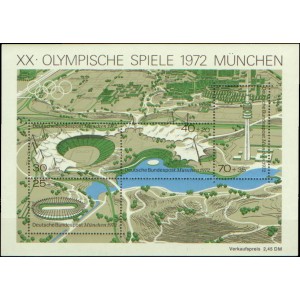 Mi DE 0723-726A (ar&scaron;&iacute;k) - XX. letn&iacute; olympijsk&eacute; hry Mnichov 1972
