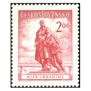 0691-692 (s&eacute;rie) - Celost&aacute;tn&iacute; v&yacute;stava po&scaron;tovn&iacute;ch zn&aacute;mek Bratislava 1952