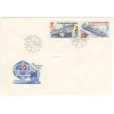 2887-2888 FDC (s&eacute;rie) - Čs. n&aacute;mořn&iacute; plavba