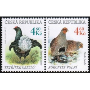 0180-0179 (2blok) - Tetř&iacute;vek + koroptev