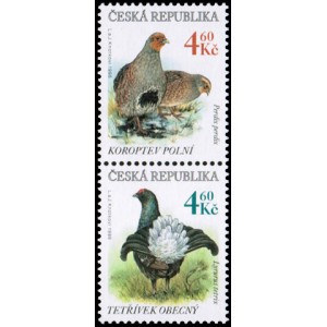 0179-0180 (2blok svisle) - Koroptev + tetř&iacute;vek
