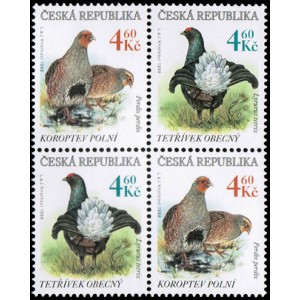 0179-0180 (4blok) - Koroptev + tetř&iacute;vek