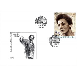 1049-1050 FDC (s&eacute;rie) - Česk&eacute; herečky a herci