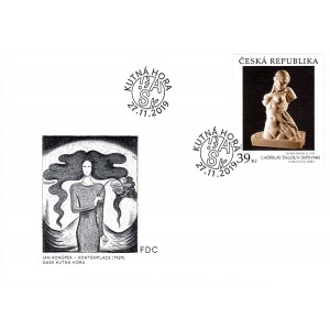1055 FDC - Uměn&iacute;: Ladislav &Scaron;aloun: Dotek osudu II