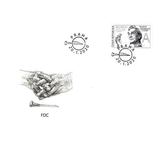 1056 FDC - Tradice česk&eacute; zn&aacute;mkov&eacute; tvorby: Bedřich Housa