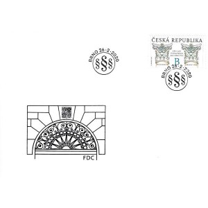 1063 FDC - 100 let od vzniku &uacute;stavn&iacute;ho soudnictv&iacute;
