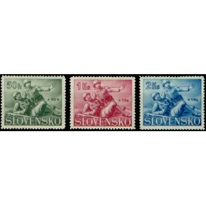 S&Scaron; 63-65 (s&eacute;rie) - Červen&yacute; kř&iacute;ž 1941 (12 1/2)
